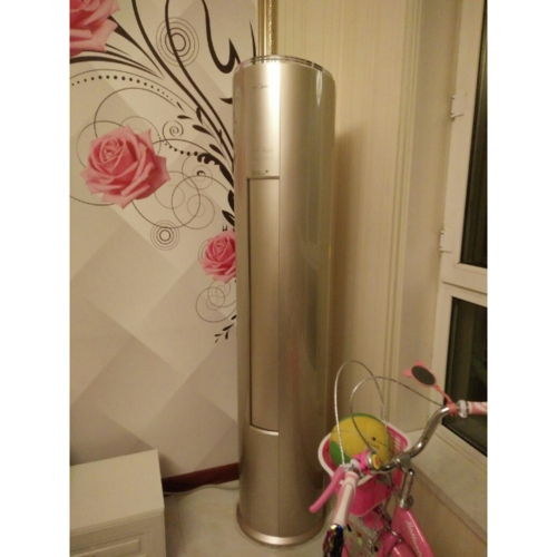 美的(midea)2匹 冷暖 智能变频 圆柱柜机空调 kfr-51lw/wyca1@家用空